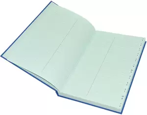 FIS Ledger Book, Azure Laid Ledger Paper, FS (210 x 330 mm) Size, 3 Quire - FSACLTC3Q73