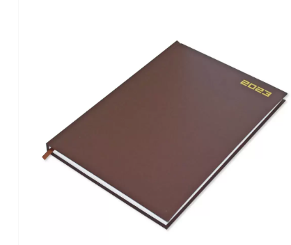 FIS A4 Diary 2023 English (Saturday & Sunday Combined) Chocolate - FSDI47E23CH