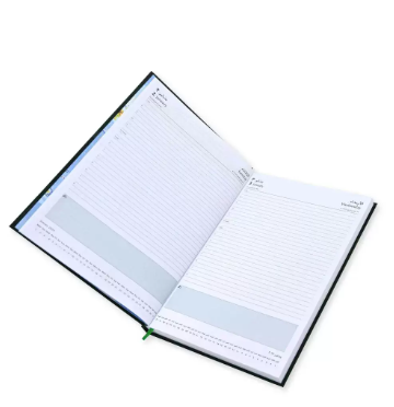 FIS Diary 2024 (Arabic/English) Green, A4 - FSDI42AEN24GR