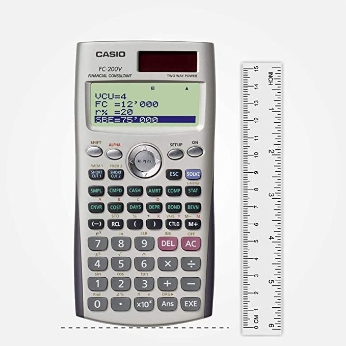 Casio Fc200V Financial Calculator
