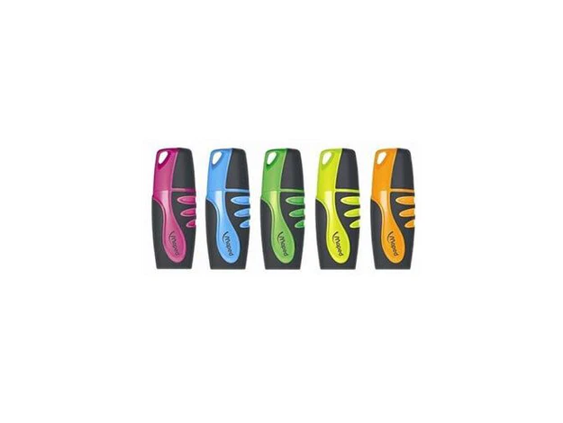 Maped Pocket Soft Highlighter - Assorted Color, (Pack of 48)