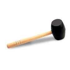 RUBI 65908 BLACK RUBBER MALLET 26.4 OZ. (750 GR.)