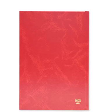 FIS 2024 Agenda Diary Arabic/English Vinyl Hard Cover, Red - FSDI75AEV24RE