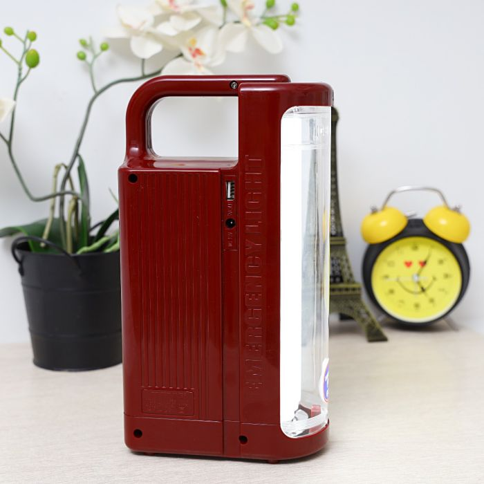 Geepas GE51034 Rechargeable LED Lantern - Auto Lighting With Portable Handle | 24 Pcs LEDs, 130 Hour Working | Very Suitable For Power Outages - 1 Year Warranty