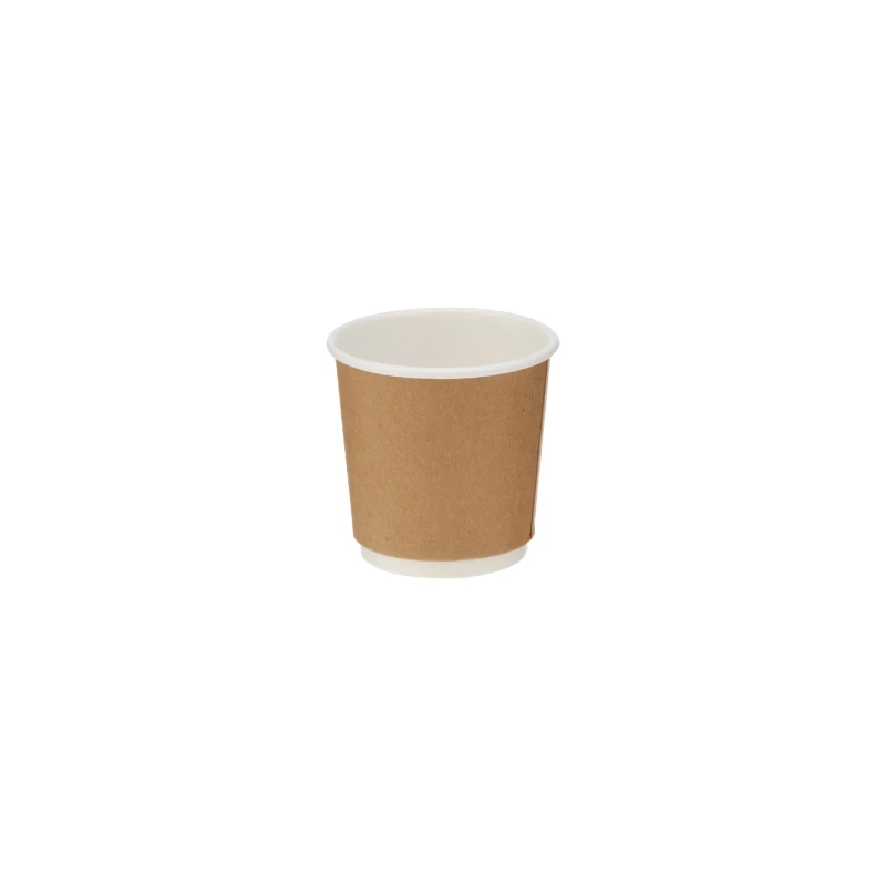 Kraft Double Wall Paper Cups 4oz