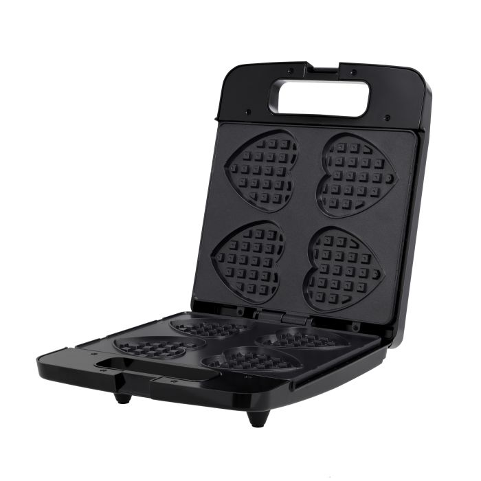 Heart Waffle Maker, 4 Slice Capacity, GWM36543 | Non-Stick Cooking Plate | Cool Touch Handle & Skid -Resistance Feet | Overheat Protection | Power & Ready Indication Lights