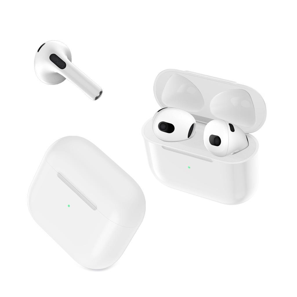 Green True Wireless Earbuds 3 - White