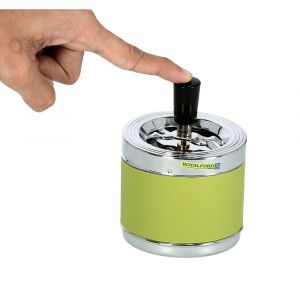 Royalford Ash Tray - Stainless Steel - Green - RF5237