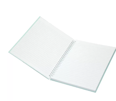 Light Spiral Hard Cover Single Line A4 Size Notebook (Pack of 5 Pcs X 100 Sheets) - LINBSA41802
