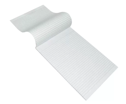 10-Piece FIS Letter Writing Pad A4, 80-Sheets, Sigle Line - FSPDA41505