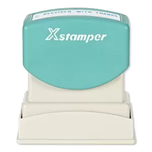 Artline X-Stamper "RECEIVED WITH THANKS" for Office Business Supplies, Ink Blue - ARXTCXB1039-1PC