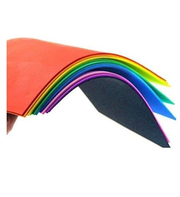 Eva Normal Foam Sheet W/Out Sticker, 50x70cm (10pcs/Pack) - Assorted Color
