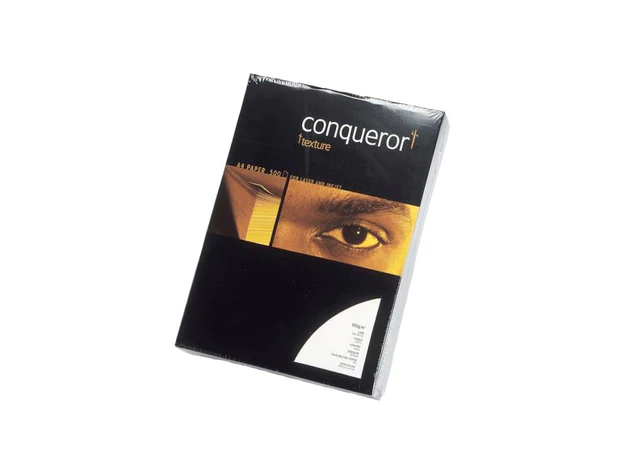 Conqueror Paper, A4, 100gsm, Diamond White, Laid Finish, 500sh-pack