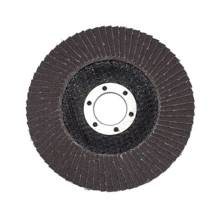 Geepas Flap Disc 115mm X 22.2 - Perfect For All 4.5" Angle Grinders, Grit P120 | 22.2mm Bore Size With Aluminium Oxide Grit | Ideal For Rust Removal & Deburring Jobs
