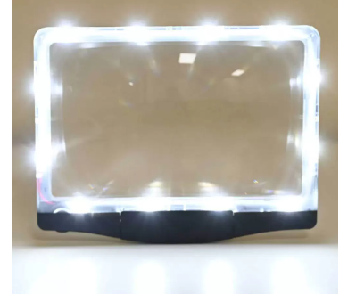 FIS 3X Page Magnifier with Anti-Glare LED - EYMG1815