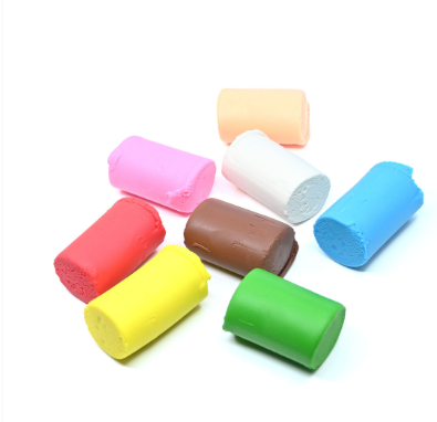 Nova Color Maxi Play Dough , 8 Assorted Colors 130 Grams Each (White,Blue,Green,Yellow,Red,Pink,Brown,Light Brown) -KRMCNC-4150
