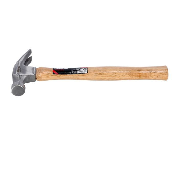 Wooden Handle RIP Hammer, GT59250 - Hammer With Smooth Face &Wood Handle - Forged Head, Heavy-Duty All-Purpose Hammer For Contractor, Handyman, Carpenter Hammer, Claw Hammer