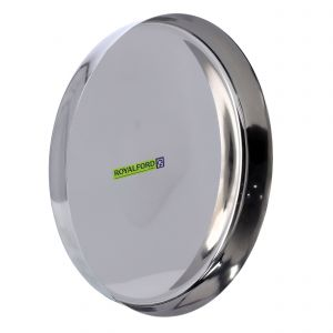 Royalford 11 Inch Thali Plate - Stainless Steel - Silver