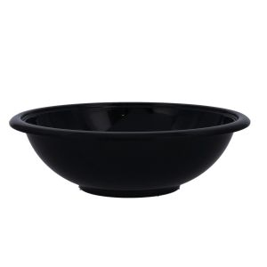 Royalford 10"Biza Serving Bowl With Lid - Melamine - Black