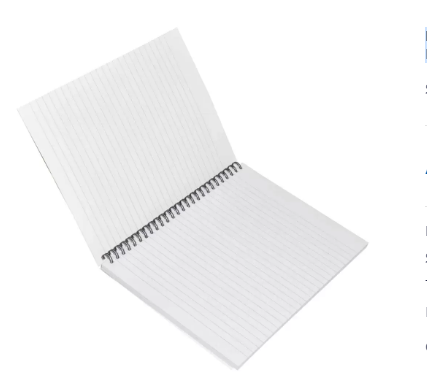 LIGHT Pack of 10 Spiral Soft Cover Notebook, Single Line, 9X7 Inches (22.86 X 20.32 CM), 100 Sheets -LINB971606S