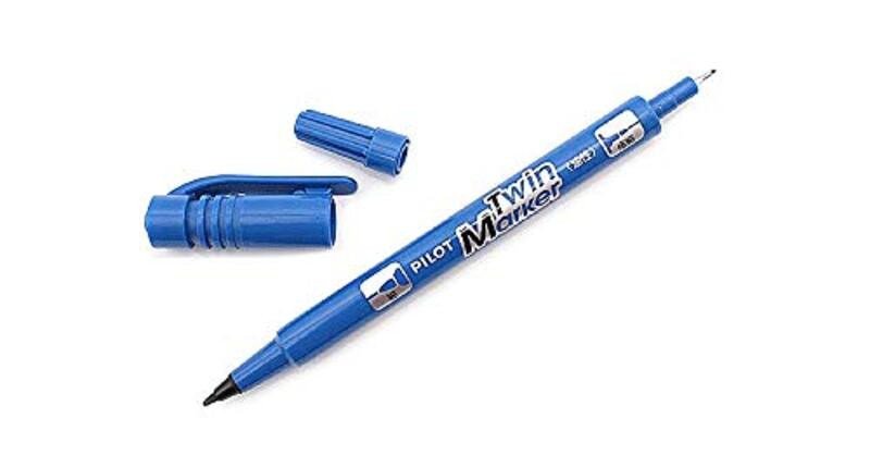 Pilot 12-Piece Twin Marker Pack/Blue