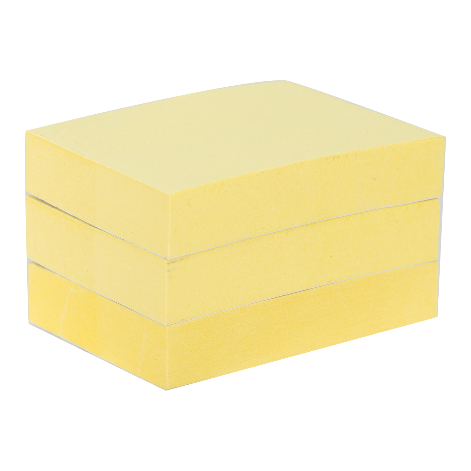 Deli EA00153 Sticky Notes, 1.5 x 2-inch, Yellow