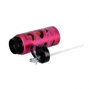 Royalford Sports Water Bottle - Stainless Steel - Pink - 700 ML