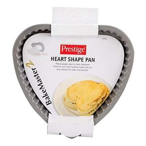 Prestige Loose Base Heart Shaped Pan - Aluminium - Grey
