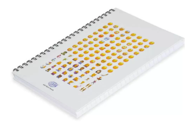 5-Piece FIS Spiral Hard Cover Notebook Single Line A5, 100-Sheets - FSNBSA51904