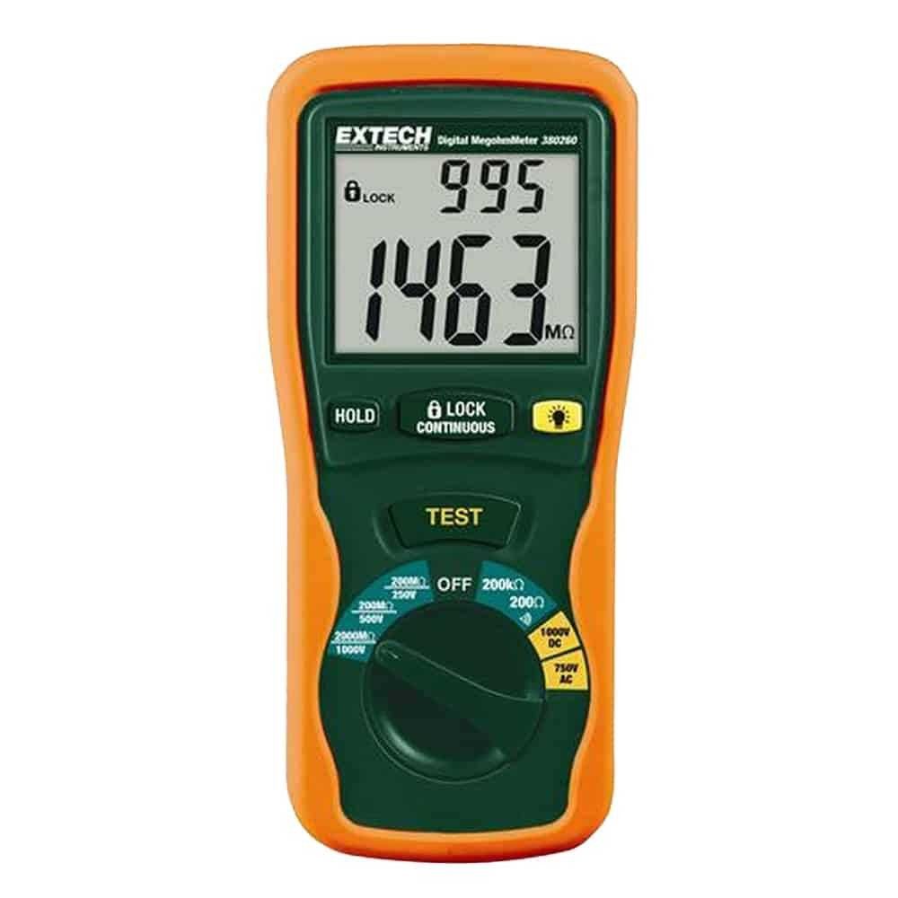 Auto Ranging Insulation Tester, CAT III 1000V, 250V - 1000V