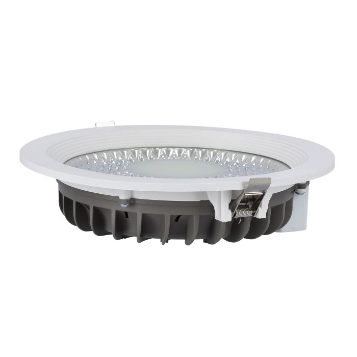 Geepas GESL55077 Round Slim Downlight Led 30W - Downlight Ceiling Light | Natural Cool White 3000K | Long Life Burning Hours | Energy Saving| Ideal For Home Hotel Restaurants & More 1 Year Warranty