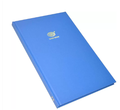 FIS Cash Book, Azure Laid Ledger Paper, FS (210 x 330 mm) Size, 2 Quire - FSACCTC2Q82