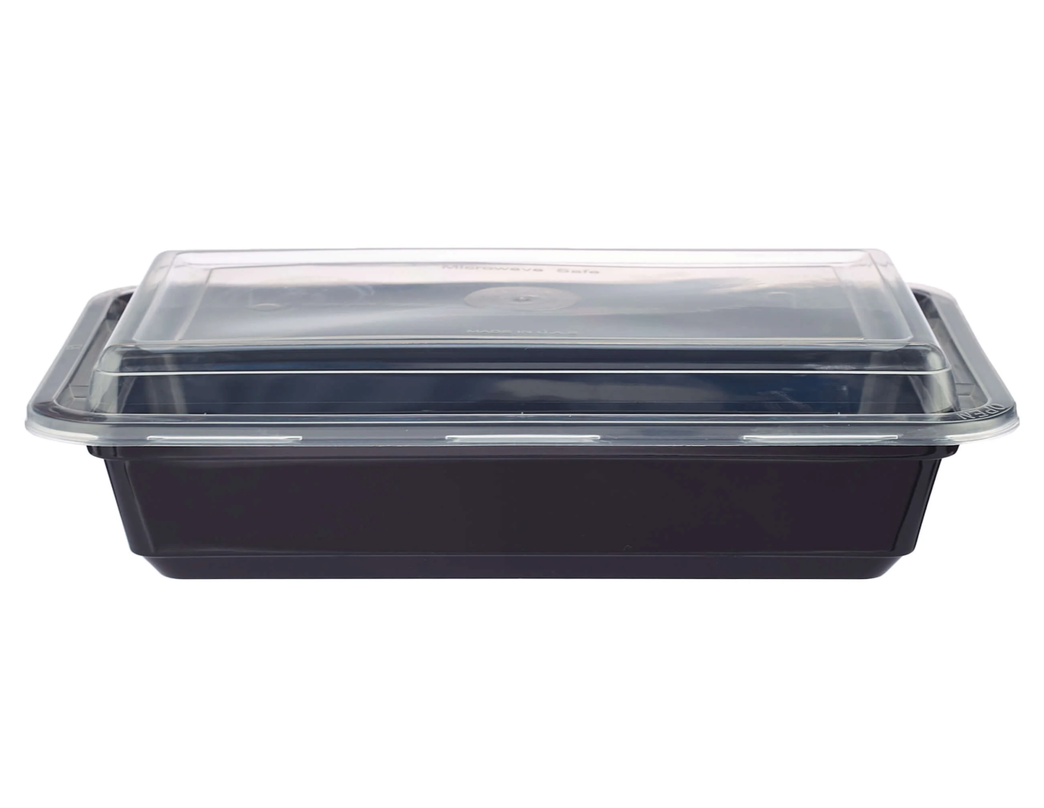 Black Base Rectangular Container