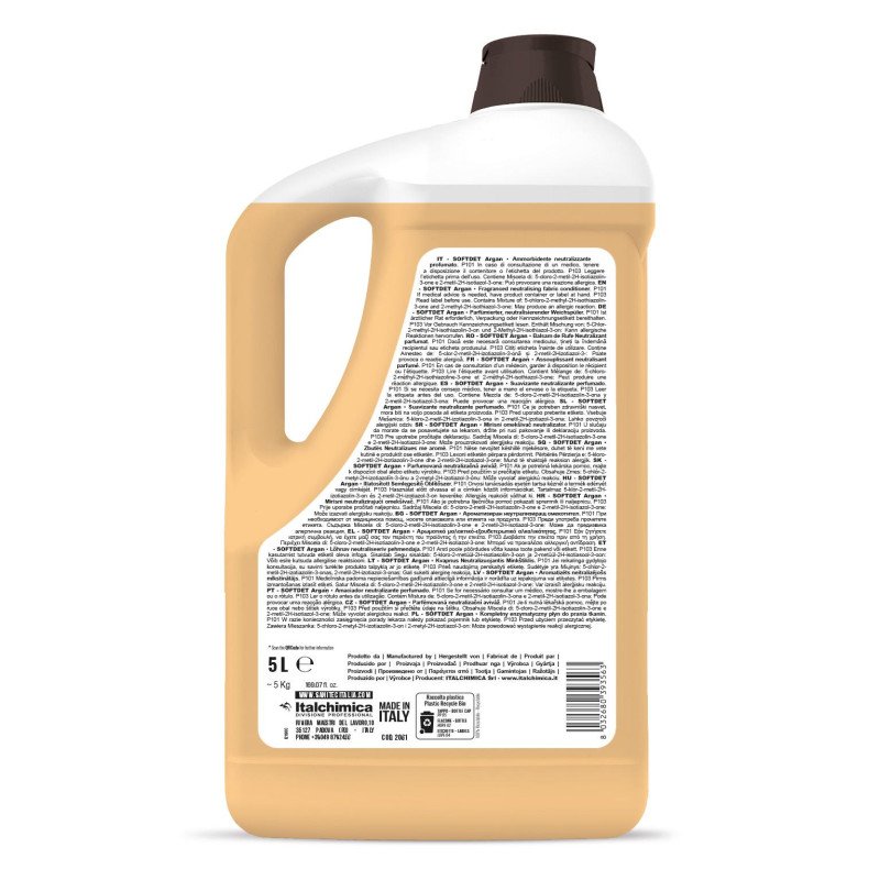 Sanitec Argan Scented Fabric Softener 5 Liter