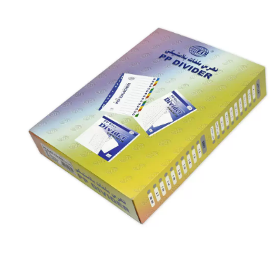 Pack of 20 Pieces 1-20 A4 Index Dividers Black