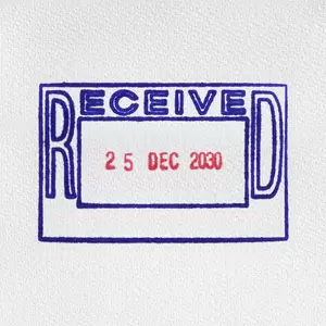 Artline X-Stamper MULTIDATER "RECEIVED & DATE" for Office Business Supplies, Ink Blue & Red - ARXT66206