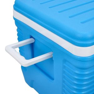 Royalford Insulated Ice Cooler Box 50Ltr - Plastic - Blue - 50 LITER
