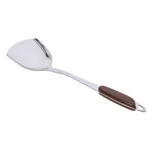 Royalford Turner With Wooden Handle - Stainless Steel - Wooden - 36 CM