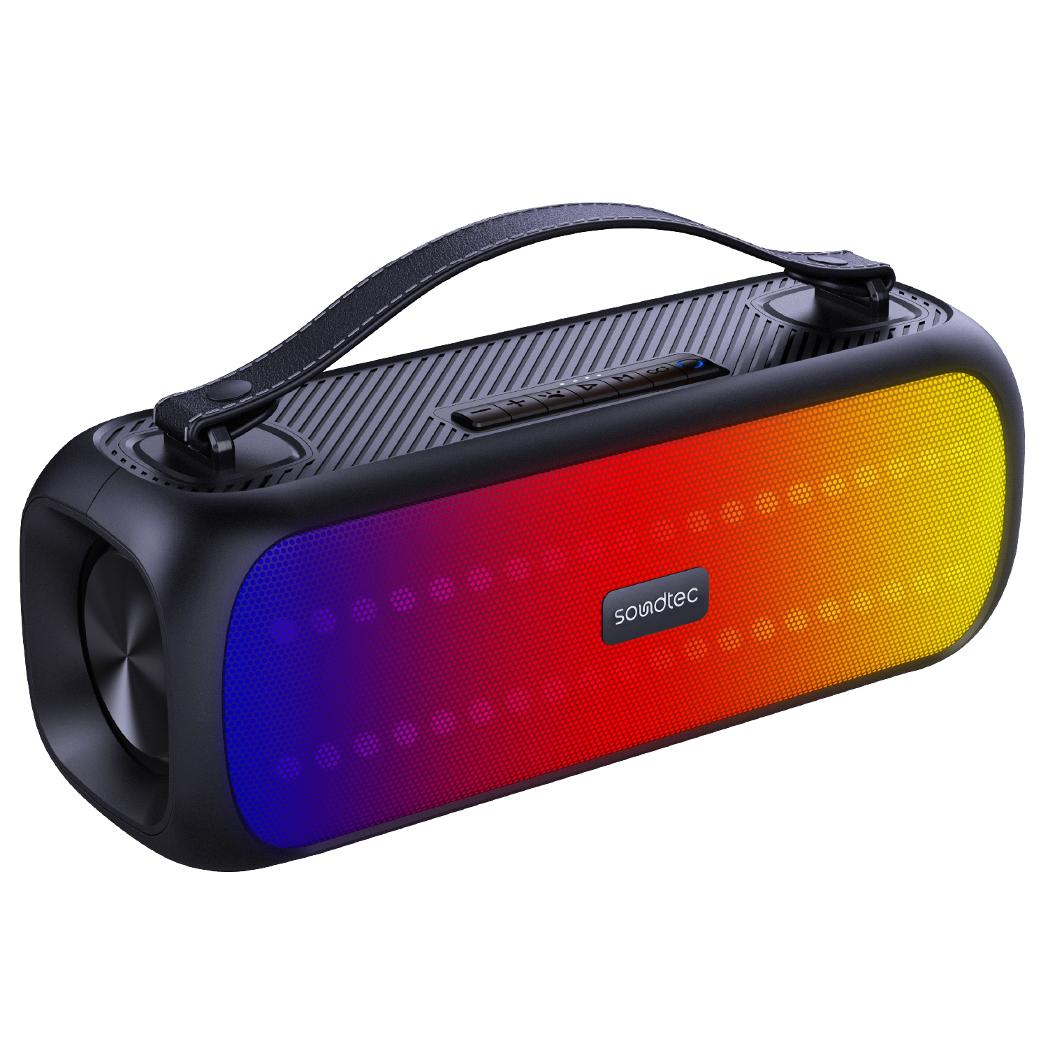 Porodo SOUL Soundtec Basic Speaker with RGB - Black