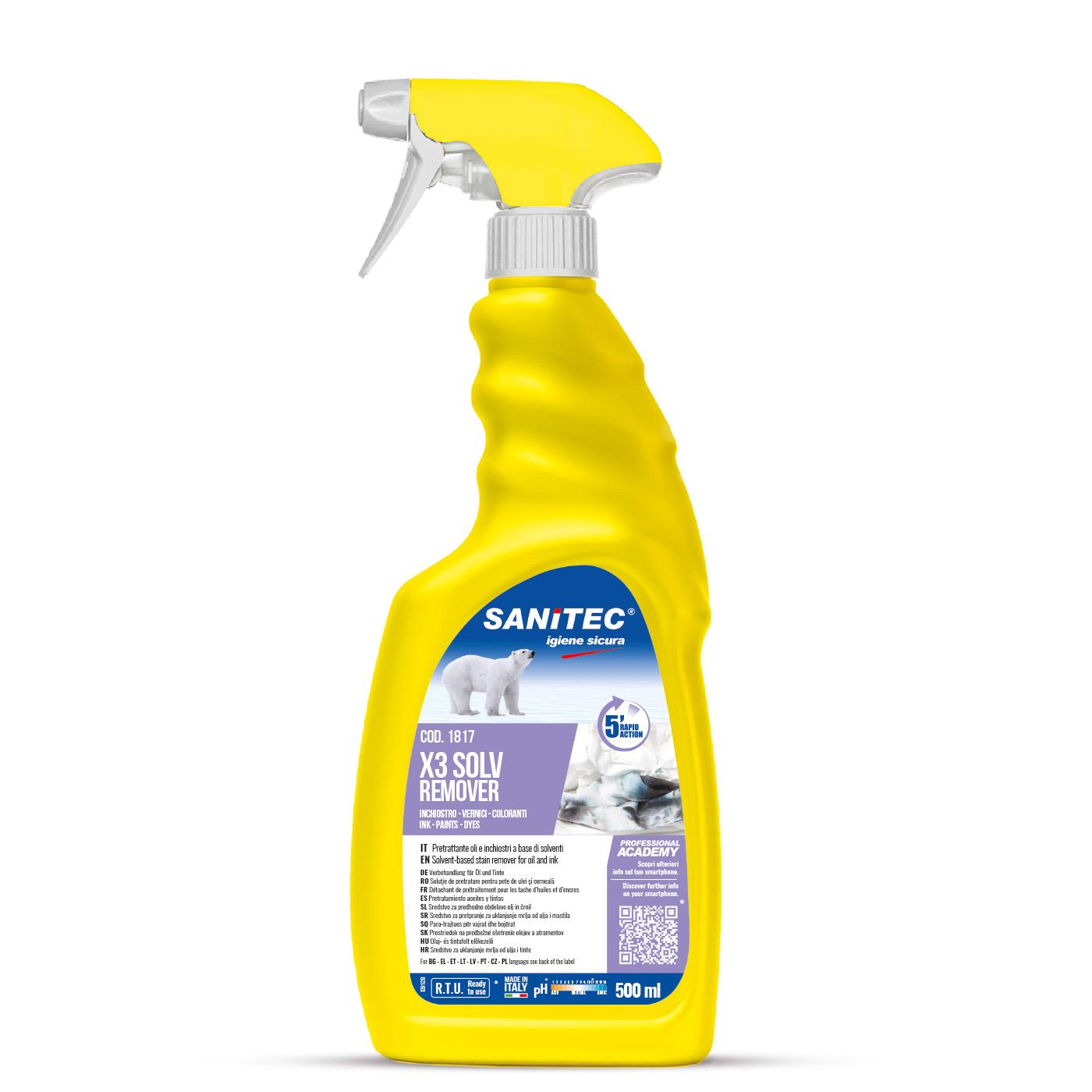 Solvent-Based Fabric & Cloth Spot Remover