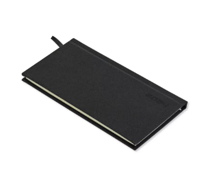 Fis 2024 Slim Diary,Italian Pu English, Hard Cover, Black -FSDI57E24BK