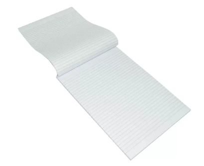 10-Piece FIS Letter Writing Pad, Single Ruled, A4 Size (80 Sheets x 10 Pcs) - FSPDA41501