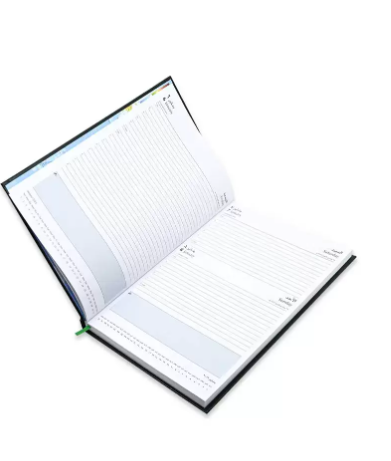 FIS A4 Diary 2023 Arabic/English (Saturday & Sunday Combined) Green - FSDI48AE23GR