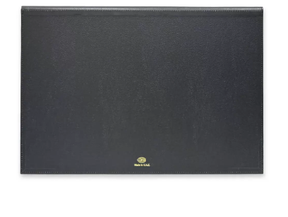 FIS Year Planner 2024 (English/French) Vinyl Desk Blotter, Black - FSDKVIEF24BK