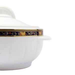 Royalford 16L Hot Pot Insulated Food Warmer - Plastic - White - 16 LITER