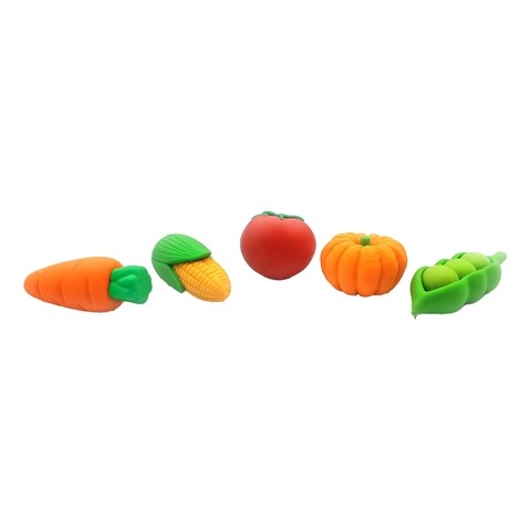 Maxi Vegetables Eraser 5 PCS