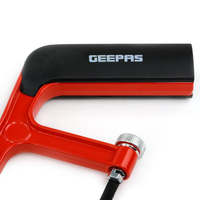 Geepas GT59040 6" (152MM) Junior Hacksaw | Durable & Convenient With Plastic Grip Handle, Safe DIY Mini Hacksaw For Your Mini Tool Kit | Professional Small Hand Saw With Exchangeable Metal Cutting Saw