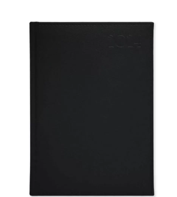 FIS Golden A5 Diary 2024 (English) Black - FSDI26EG24BK