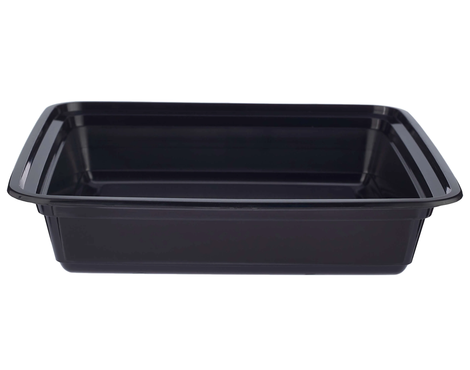 Black Base Rectangular Container