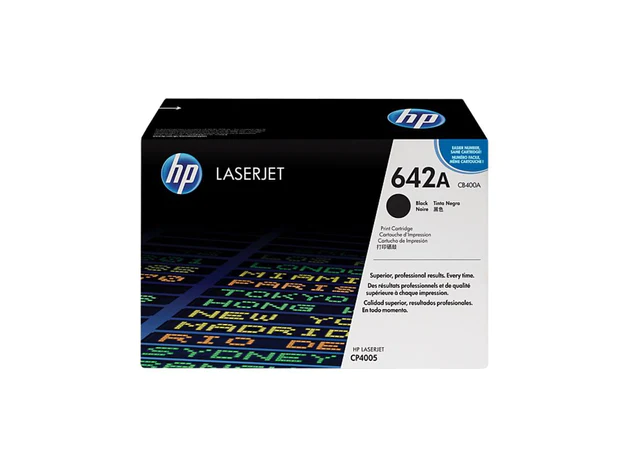 HP 642A Black Original LaserJet Toner Cartridge (CB400A)